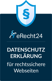 eRecht24 Datenschutzssiegel
