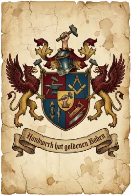 Handwerker Mittelalter Handwerkerwappen Mittelalter