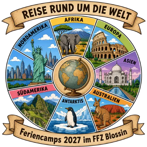 Ferienmotto 2027 Reise rund um die Welt